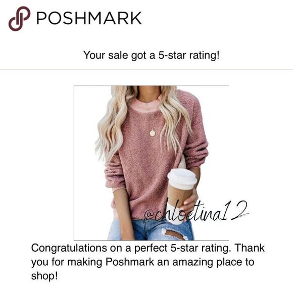 NEW Beige Long Sleeve Fleece Pullover Sweater Top - Picture 8 of 9